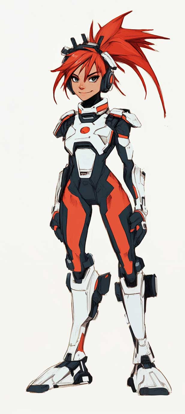 Jane Tho'ra — Fusion Girl character art