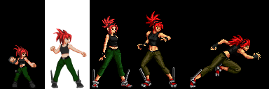 Jane Tho'ra — FusionGirl pixel sprite animation frames