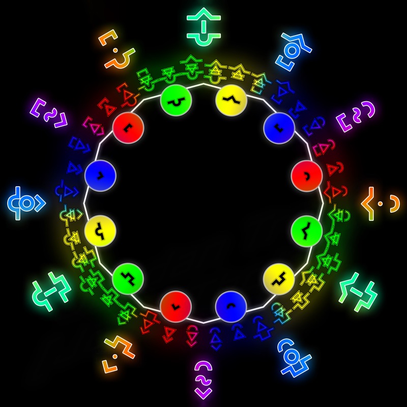 Cosmic Disk — 36 Chevron Universal Language Star Disk